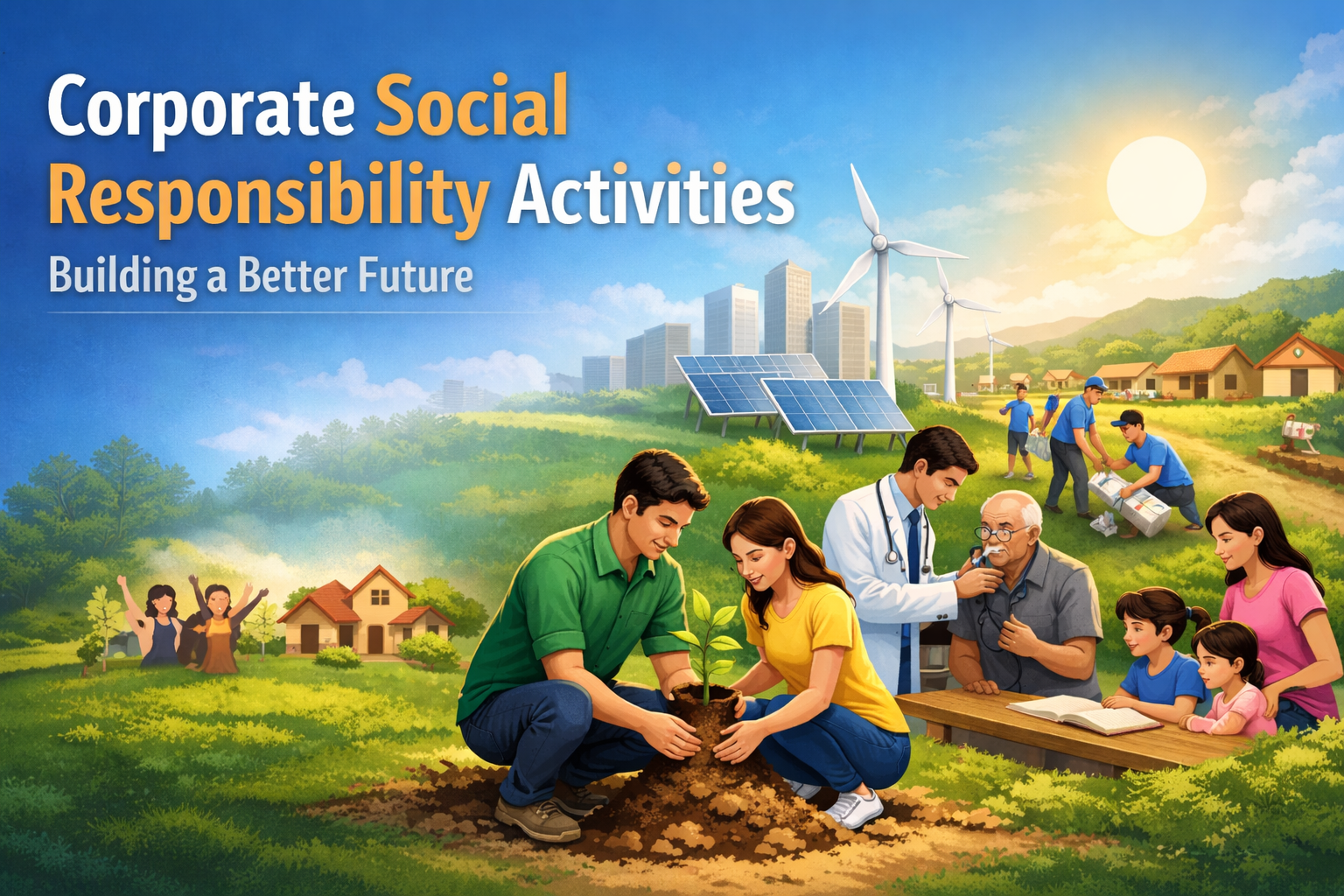Corporate Social Responsibility Activities: Building a Better Future
