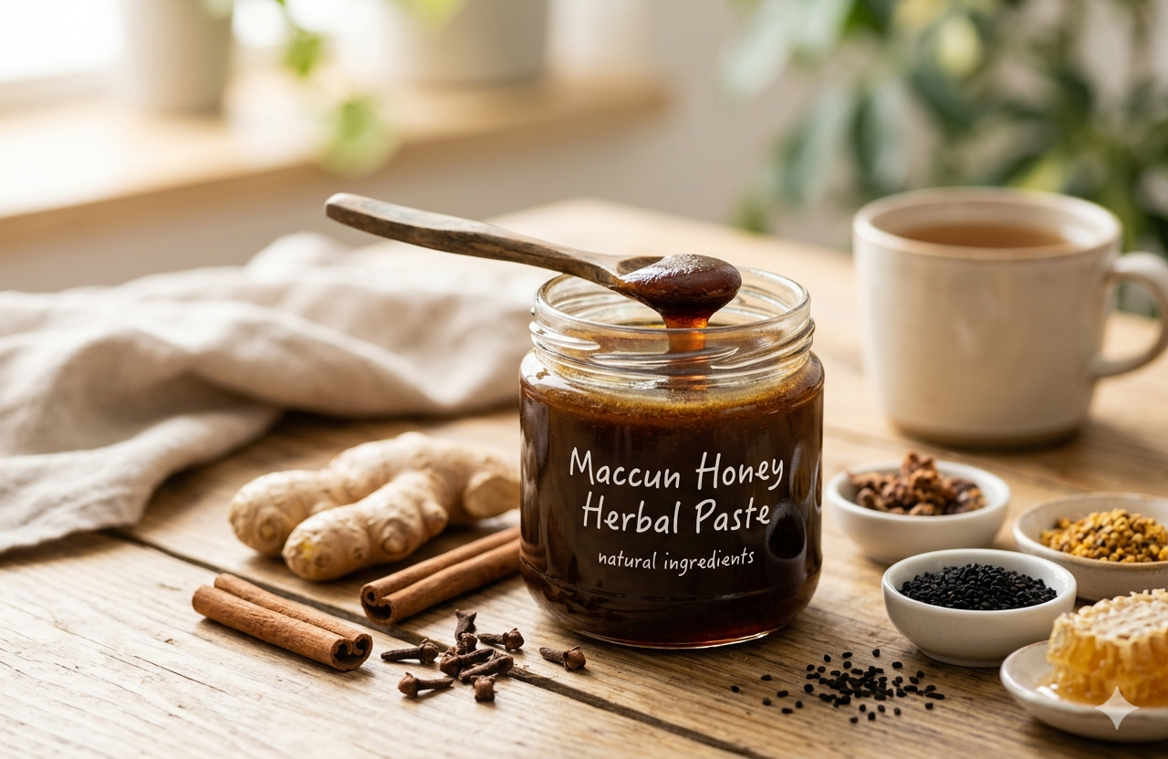 Maccun Honey Herbal Paste Benefits and Uses
