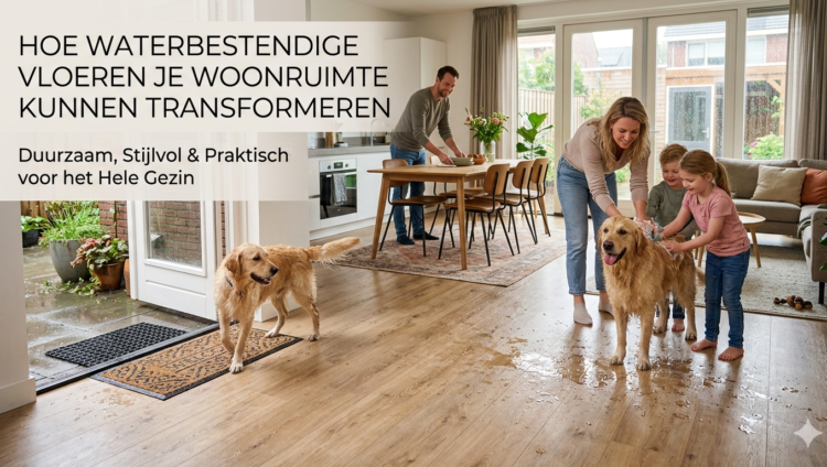 Hoe waterbestendige vloeren je woonruimte kunnen transformeren