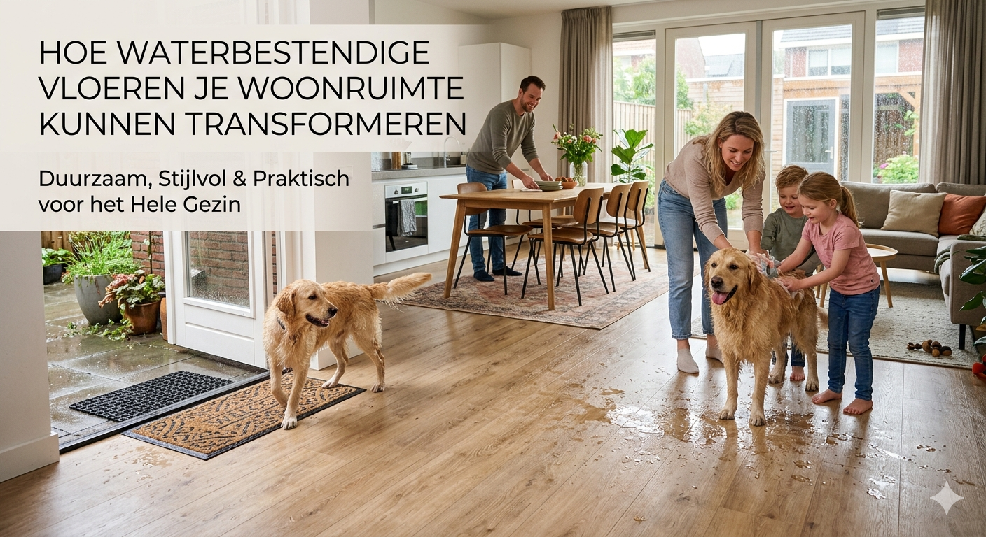 Hoe waterbestendige vloeren je woonruimte kunnen transformeren