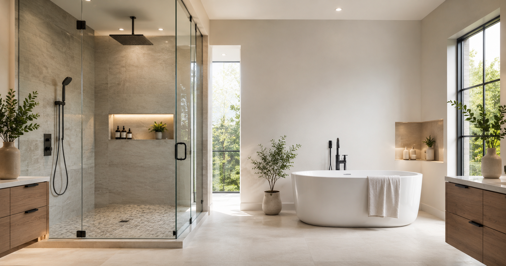 Should You Choose a Walk-In Shower or Bathtub for Your Bathroom Remodel