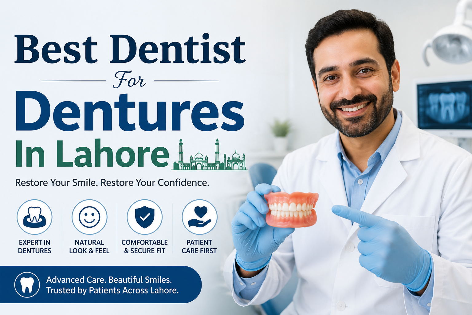Best Dentist For Dentures In Lahore for Perfect Smiles