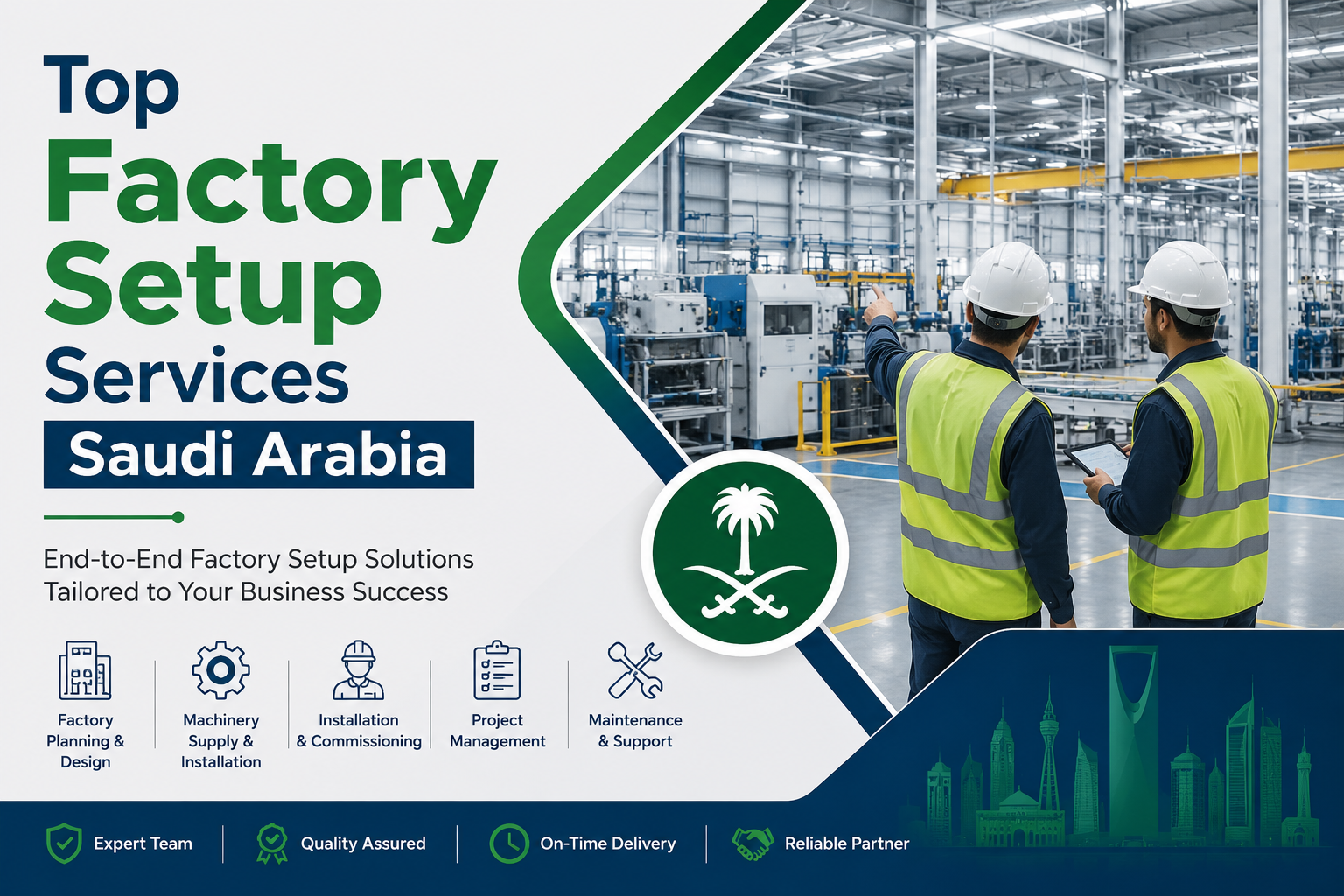 Top Factory Setup Services Saudi Arabia