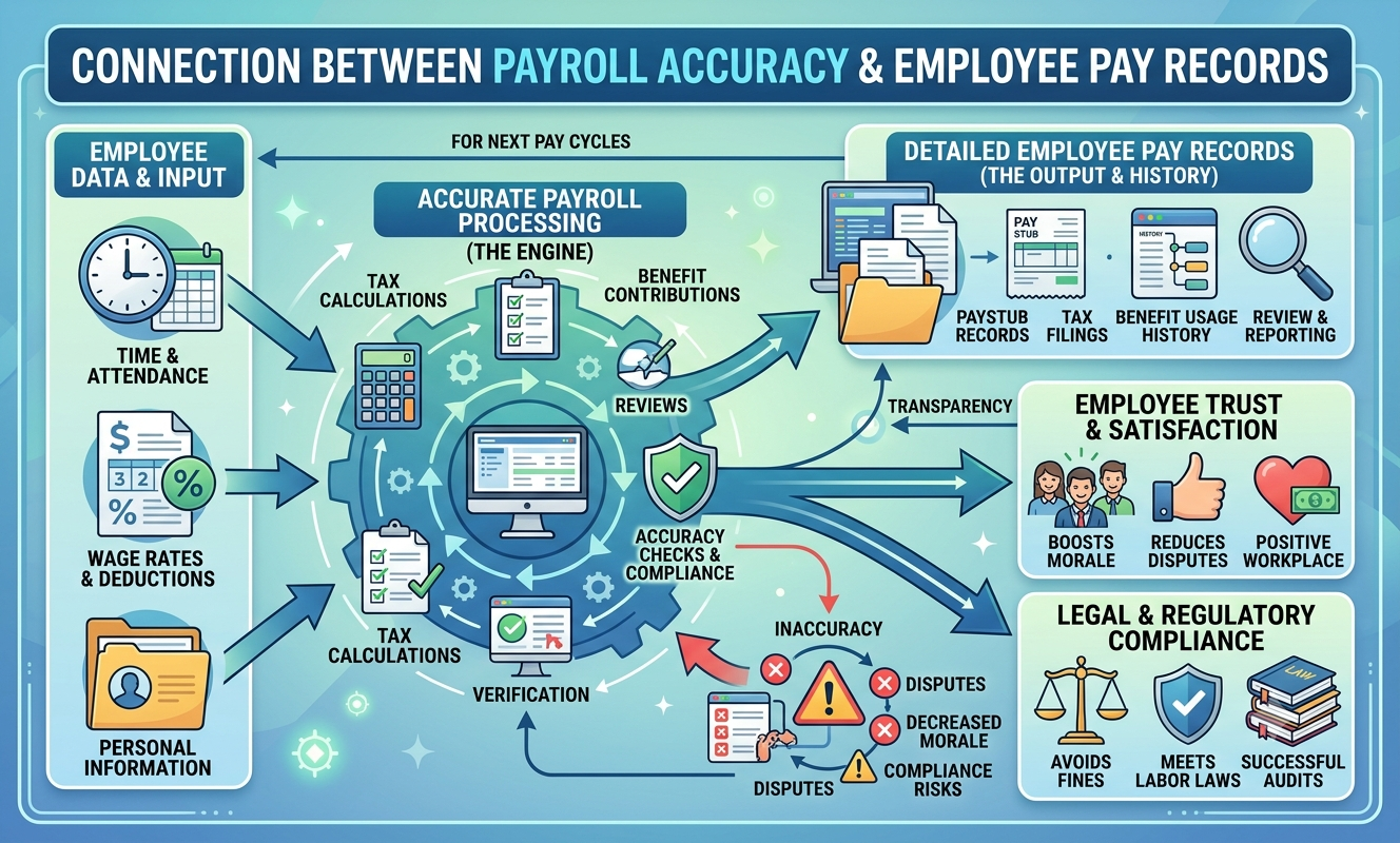 Connection Between Payroll Accuracy and Employee Pay Records