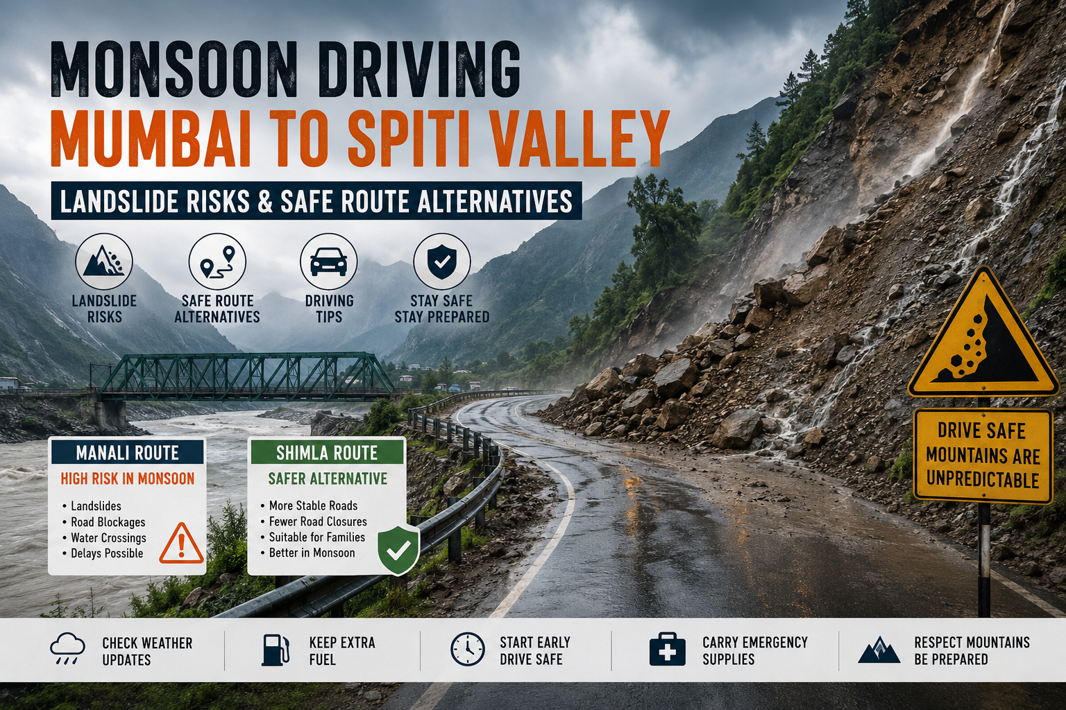 Mumbai to Spiti Valley road trip