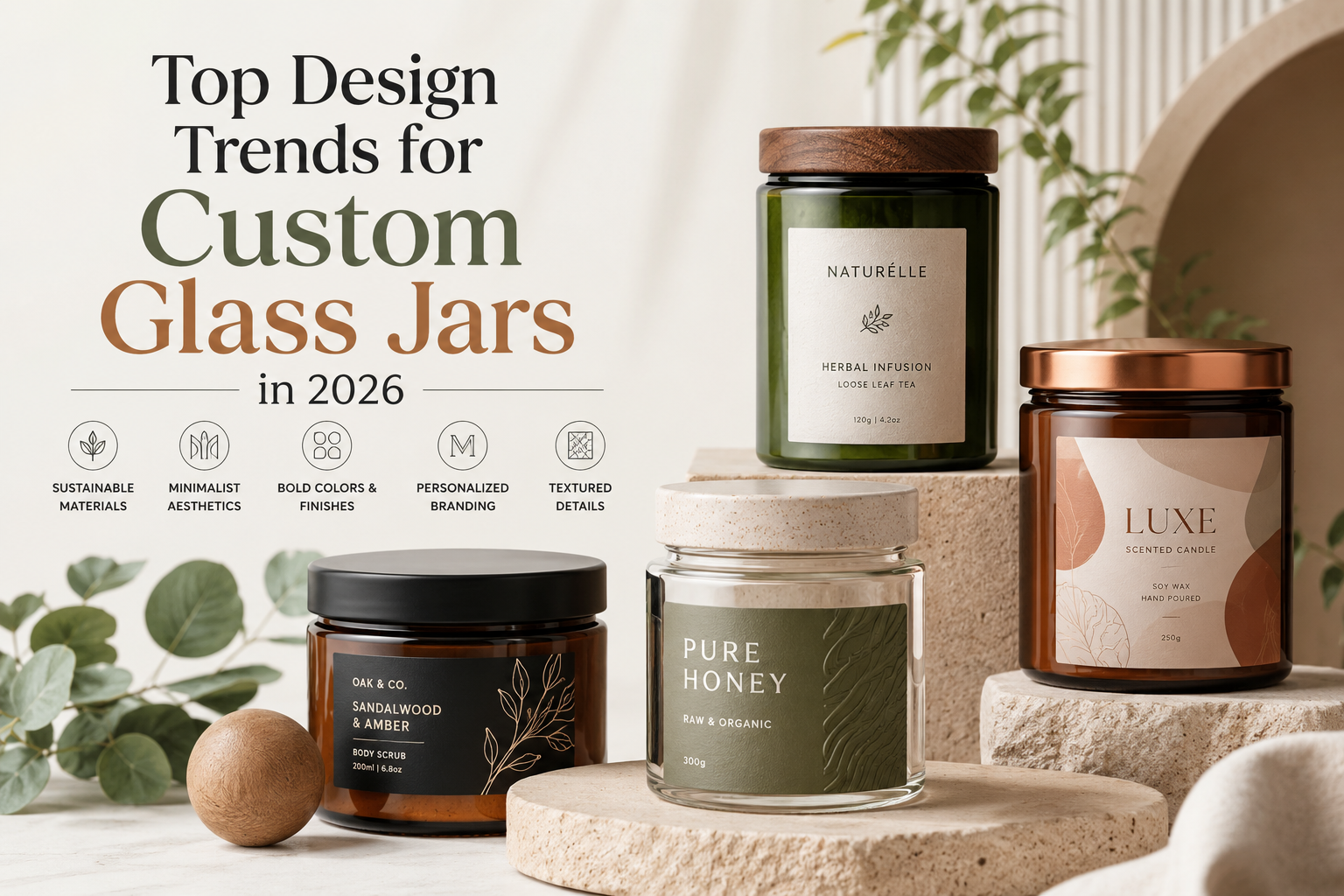 Custom Glass Jars