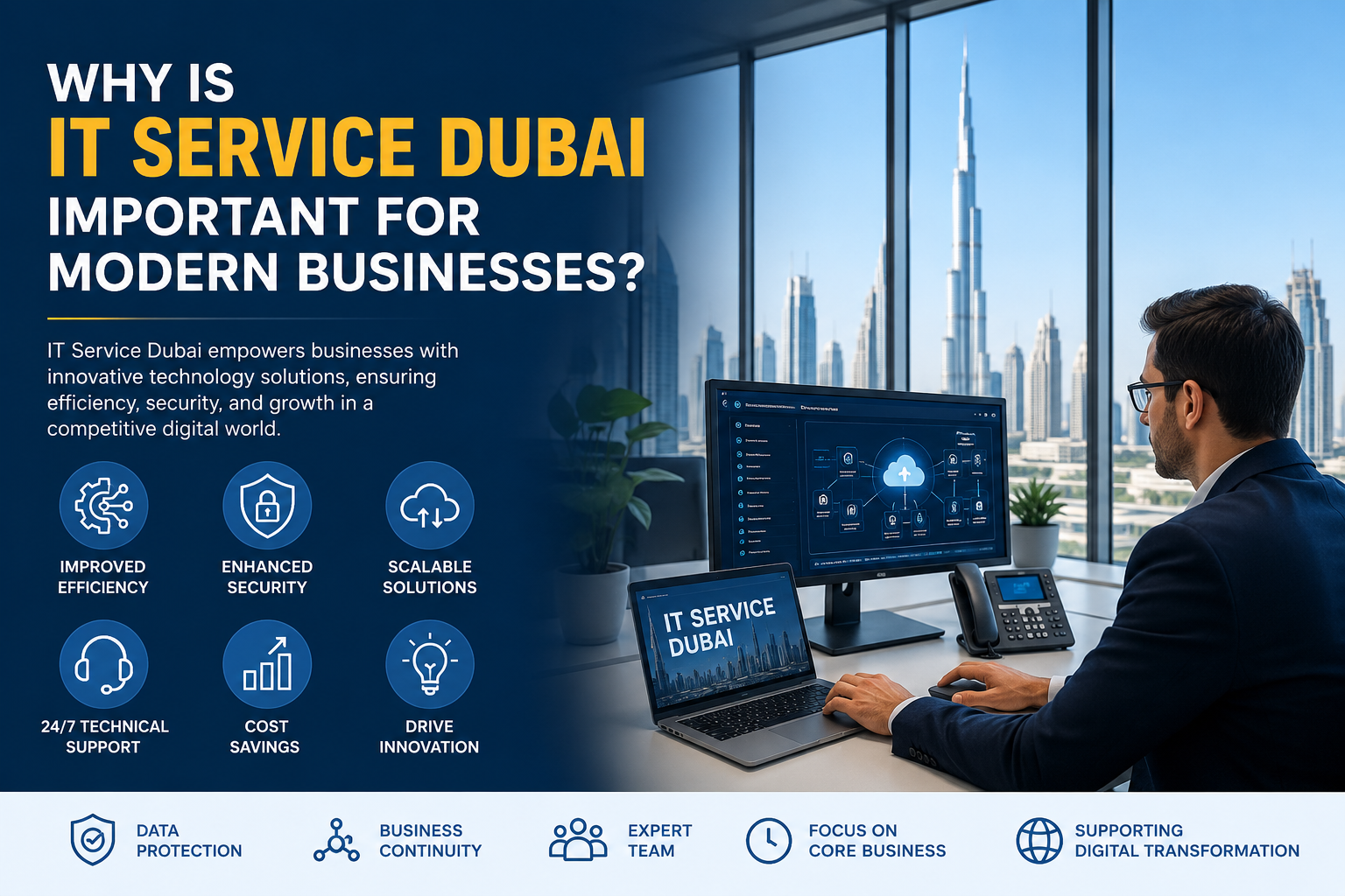 Why Is IT Service Dubai Important for Modern Businesses?
