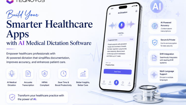Build Your Smarter Healthcare Apps with AI Medical Dictation Software - Teqnovos