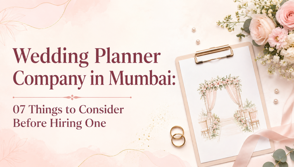wedding planning company in mumbai
