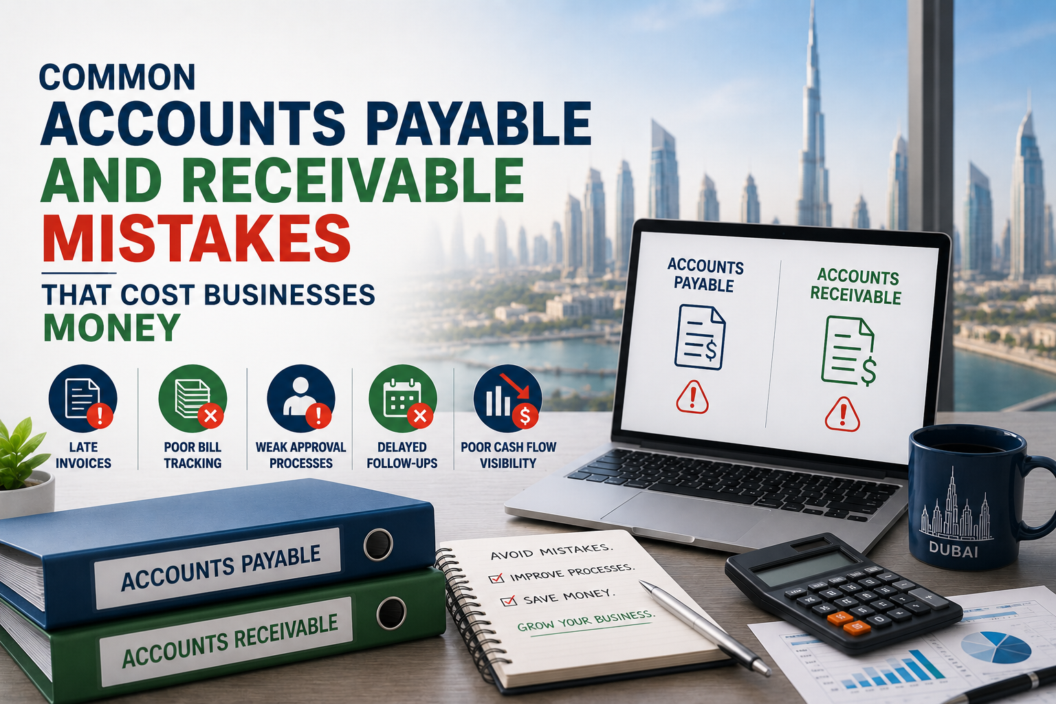 accounts payable and receivable mistakes