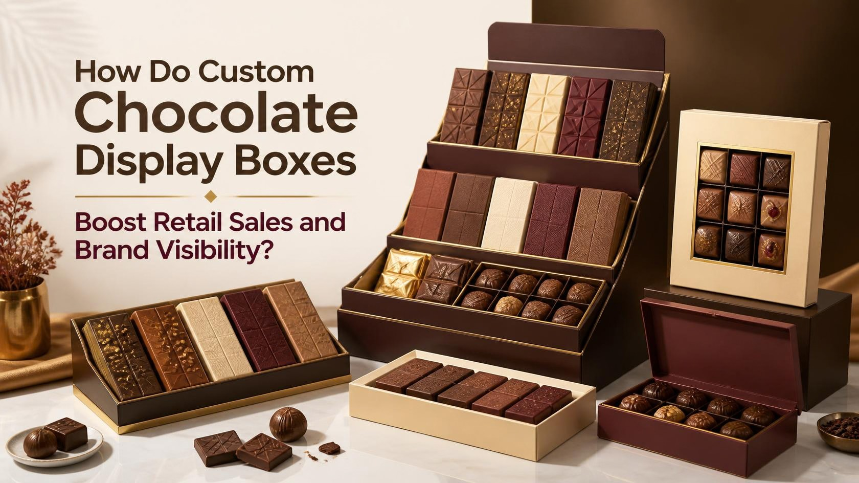 How Do Custom Chocolate Display Boxes Boost Retail Sales and Brand Visibility?